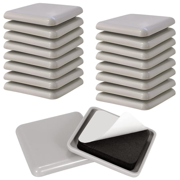 Deslizadores para Muebles EASTWONDER Paquete de 16 Unidades Cuadrados de Espuma de 5 cm
