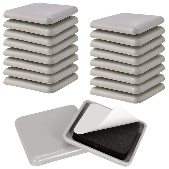 Deslizadores para Muebles EASTWONDER Paquete de 16 Unidades Cuadrados de Espuma de 5 cm