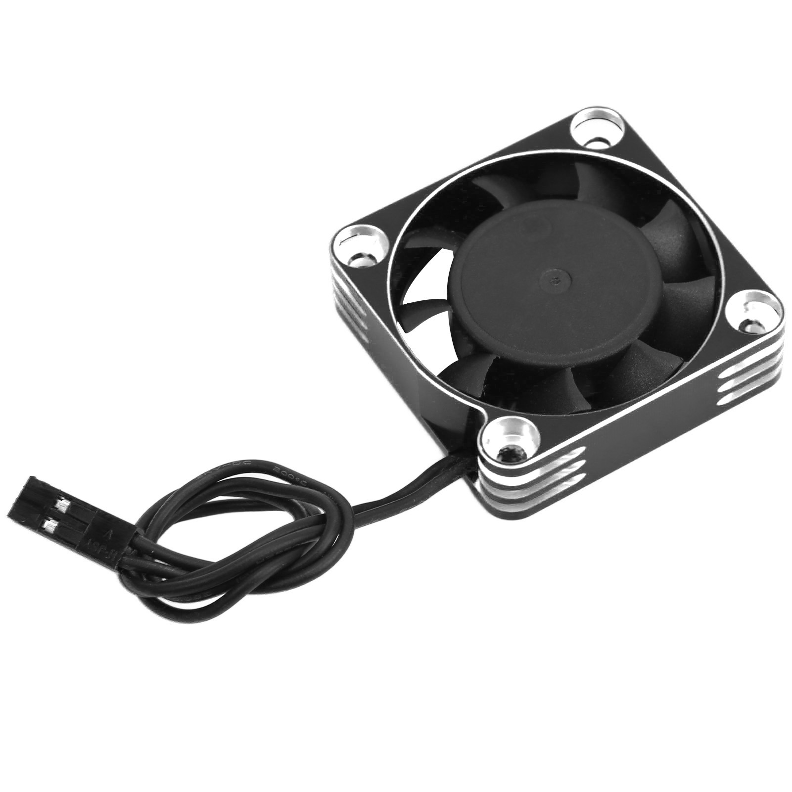 RC Motor Fan, JST Connector Convenient RC Motor Cooler For 3650 Silver