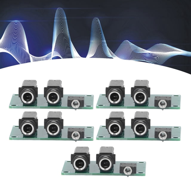 Módulo Adaptador De Audio, Amplia Aplicación 6.5 6.35 6.3 A 2.54 Convertidor De Audio De Micrófono Durable Buena Combinación Para Conversión