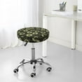 thumbnail image 7 of Goofa Sunflowers Printed Stool Covers Round, Waterproof Round Bar Stool Covers Anti-Slip Round Bar Stool Seat Cover with Elastic Bands Durable -14 inch, 7 of 7