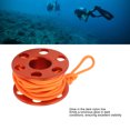 thumbnail image 4 of Diving Finger Reel Aluminum Alloy Mini Finger Spool Reel Pendant With Glow In The Dark Nylon Guide Line, 4 of 8
