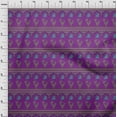 thumbnail image 3 of oneOone Polyester Lycra Fabric Leaves & Floral Block Fabric Prints By Yard 56 Inch Wide, 3 of 4