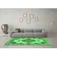 thumbnail image 3 of Ahgly Company Indoor Rectangle Persian Emerald Green Bohemian Area Rugs, 5' x 7', 3 of 4