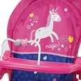 thumbnail image 6 of Unicorn Doll Highchair - Kids Pretend Play Highchair w/ Front Feeding Tray, Fits dolls up to 21", Ages 3+, 6 of 6