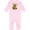 AD-Pink, variant on Snappy but Sweet Cute Alligator Baby Romper Coveralls