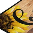 thumbnail image 6 of GZHJMY Custom Kitchen Rug Floor Wooden Sunflower Kitchen Floor Mat Non Slip Absorbent Comfort Standing Mat Customizable Personalized Kitchen Runner Rug for Home Decor 39 x 20 Inches, 6 of 7