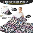 thumbnail image 3 of Pink and Blue Of Leopard Print Toddler Nap Mats for Kids Preschool,Sleeping Mat Bag or Kids,Toddler Sleeping Bag,Toddler Nap Mat or Daycare, 3 of 6