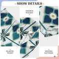 thumbnail image 6 of FORMRS Kids Pajama Pants with Pockets Size 13-14Y Boys Lounge Sleep Bottoms, Blue Mosaic Pattern, 6 of 8