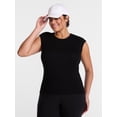 thumbnail image 2 of Avia Women's Ribbed Top with Cap Sleeves, Sizes XS-XXL, 2 of 6