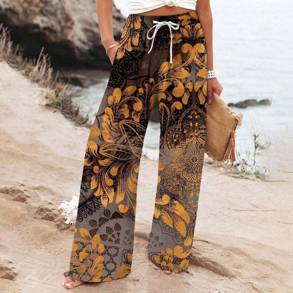 Stephy Women's New Thin Elastic Loose Large Size Korean Version of Everything Long Trousers Casual Trousers Haren, Black, L