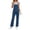 Dark Blue, variant on Overalls Women Loose Fit Denim Bib Baggy Overall Jumpsuit Straight Wide Leg Stretchy Jean Pants Fashion,Blue,M