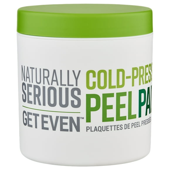 Naturally Serious Serviettes Exfoliantes Pressées à Froid 60 Unités
