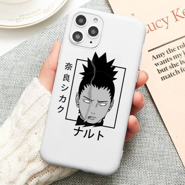 Anime Naruto Itachi Uchiha Sasuke Kakashi Phone Case For iphone 14 Plus 13 12 Mini 11 Pro Max XS X XS XR White CoverFor iphone 11 Gao Jinjia LED
