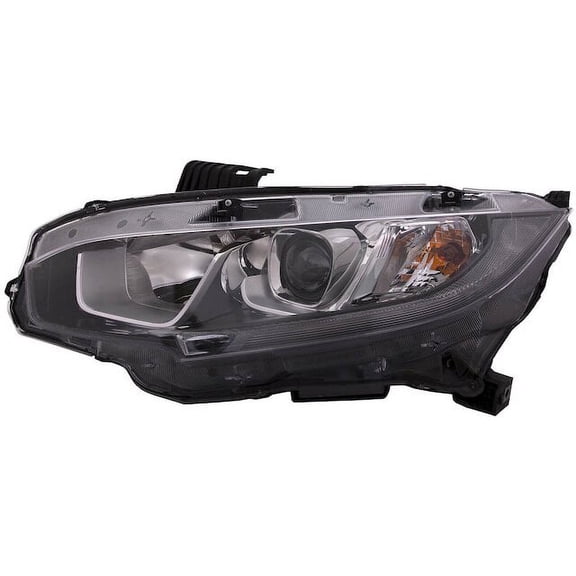 Left Headlight Assembly - Compatible with 2016 - 2020 Honda Civic 2017 2018 2019