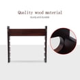thumbnail image 3 of Wood Fishing Rod Pole Reel Holder Mount Rods Rack Organizer Carrier Accessory (Teakwood color), 3 of 9