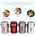 thumbnail image 3 of Amdohai Stainless Steel Insulated Food Jar Long Time Insulation Portable, 3 of 7