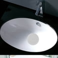 thumbnail image 3 of Advancent Tapa de escurridor Recableght, colador de bañera de fregadero, tapón de silicona, tapa de escurridor, accesorios de baño duraderos y Juegos de accesorios de baño blanco Advancent HA9138-02B, 3 of 6