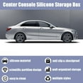 thumbnail image 6 of Center Console Silicone Storage Box Pad Fits For Benz C 260L, For GLC300L , Storage Box Protective Pad, Car Seat Gap Organizer-Orange-for Mammoth, 6 of 6