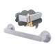 thumbnail image 2 of Monstrate Estante para zapatillas de baño, colgador de zapatos montado en la pared, organizador, soporte para colgar toallas, estante de almacenamiento Almacenamiento y organización del hogar Gris Monstrate HA000611-03B, 2 of 6