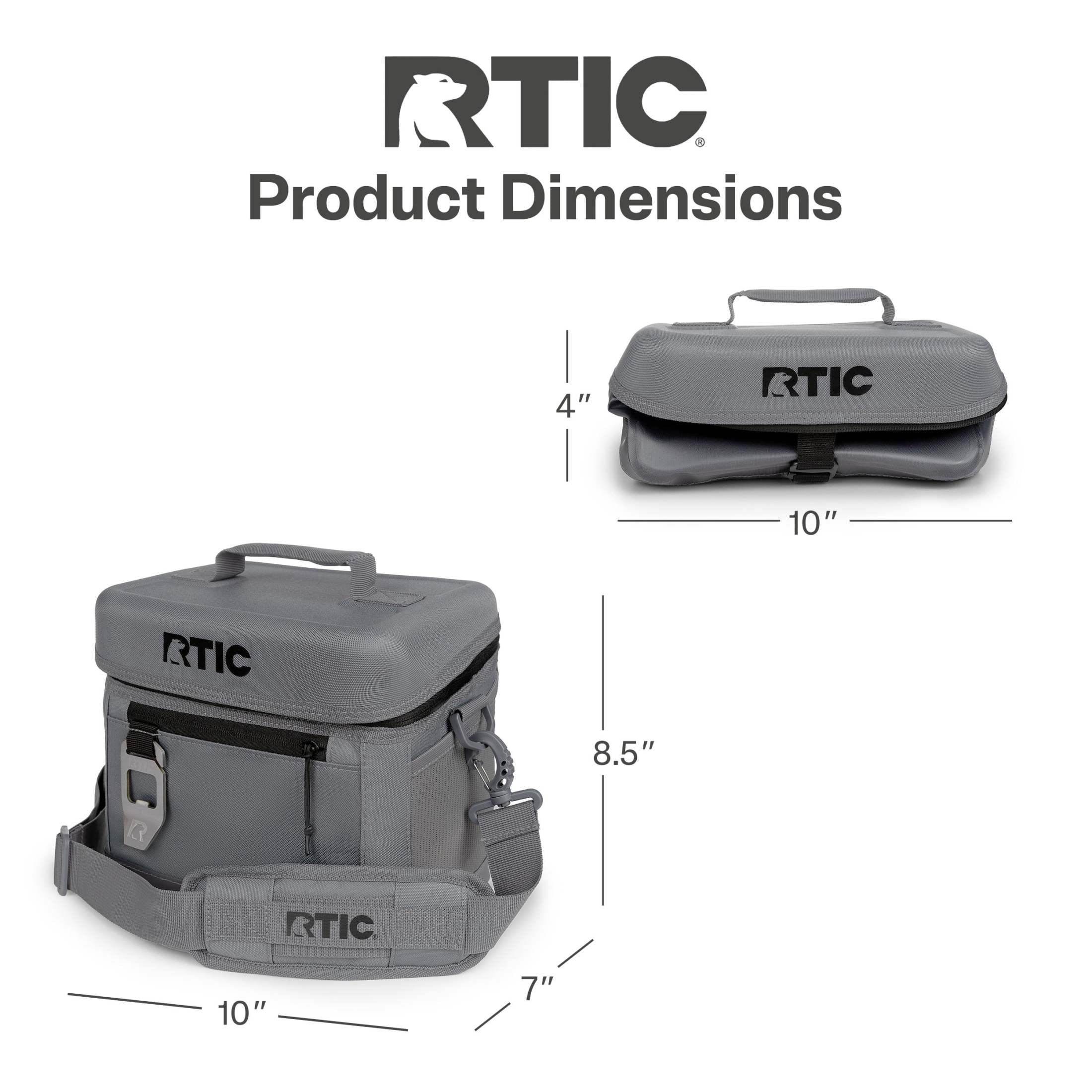 RTIC SOFT PACK COOLER 8CAN ソフトクーラーボックス RTIC Insulated Soft Cooler, 8 Can Everyday Packable Design