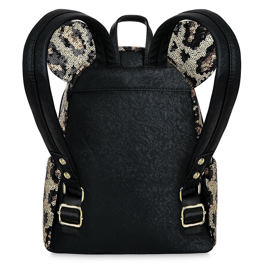 Disney Parks Minnie Mouse Sequined Animal Print Loungefly Mini Backpack Walmart