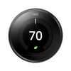 New Google Nest T3016US Learning Thermostat 3rd Generation Carbon Black