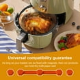 thumbnail image 3 of TidBay Air Fryer Magnet Silicone Buckle Quick Release Air Fryer Parchment Liner Clip Lock Disposable Liners Clip for Preventing Paper Burn, 3 of 8