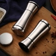 thumbnail image 3 of OUSITAID Stainless Steel Salt Pepper Grinder 120ML Pepper Mill Shaker with Adjustable Coarseness, 3 of 9