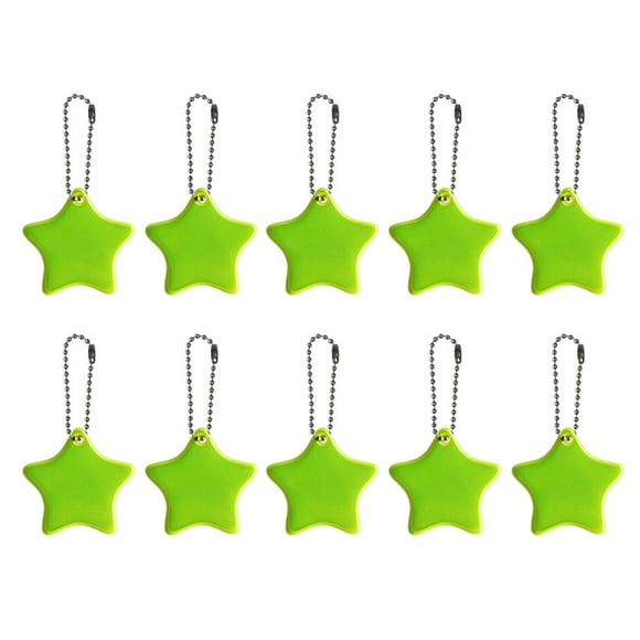 2/10x Stars / Trees Bag Jewelry Accessories Reflective Keychain Hange Nice E9C5