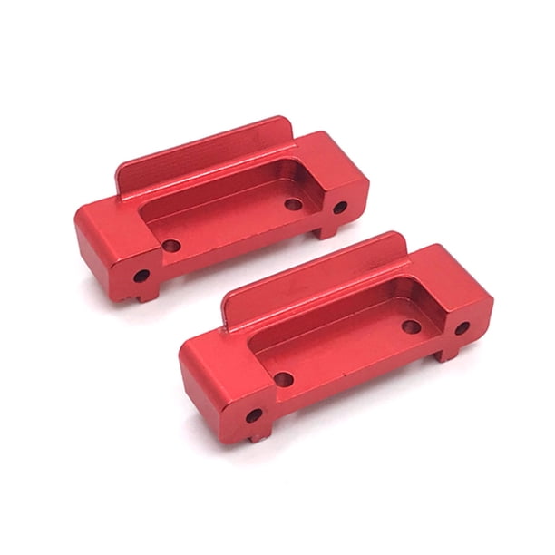 Accesorios de coche RC Metal resistente multifuncional práctico creativo RC parachoques multipropósito simulado RC coche repuestos rojo 1 Juego Inevent FN001595-03