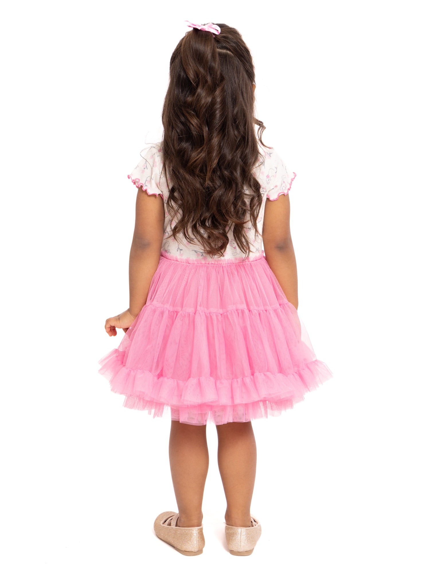 Disney Classics Marie Toddler Girls Graphic Tutu Dress with Short Sleeves, Sizes 12M-5T