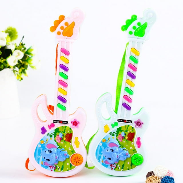 Electric Guitar Toy Musical Play For Kid Boy Girl Toddler Learning Toy