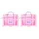 thumbnail image 2 of 2 cajas de tesoros para niñas, juguetes, caja de maquillaje para niñas, organizador de joyas de mesa, 2 of 8