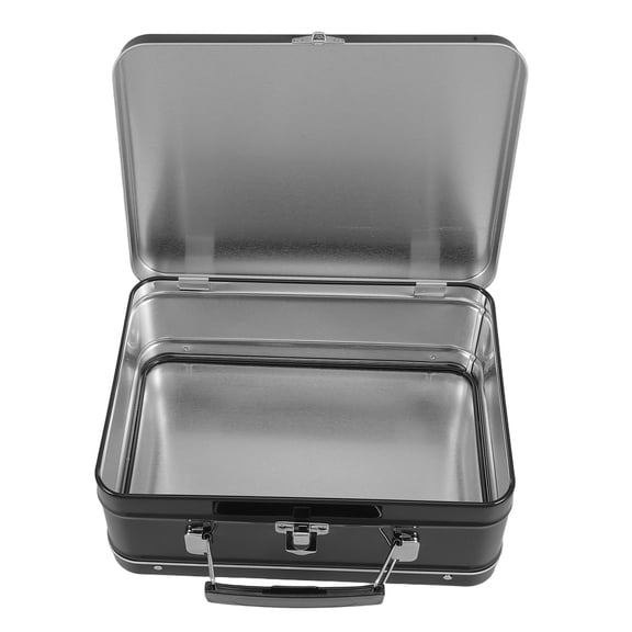 IMIKEYA Retro Style Tinplate Metal Lunch Box for Adults Lid, and Stylish Food Storage Container
