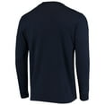 thumbnail image 3 of Men's Dunbrooke Navy New England Patriots Logo Maverick Thermal Henley Long Sleeve T-Shirt, 3 of 4