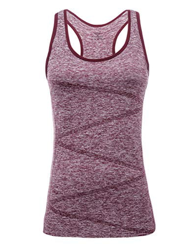 Disbest Yoga Tank Tops for Women High Performance Sport Vest Top Stretchy Moisture-Wicking Running Workout Shirt