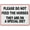 Warning Sign 3, variant on Metal Wall Art Decor Please Do Not Park In Front Of Gates Aluminum Sign Indoor & Outdoor Use Safety Warning Sign 12"X16"
