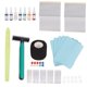 thumbnail image 5 of Bolígrafo tradicional para tatuar Agujas de acero inoxidable Tinta para tatuajes de 7 colores Kit completo de suministros para tatuar manuales Verde, 5 of 10