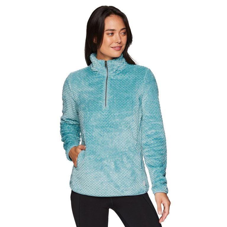 Sherpa pullover women's walmart sale