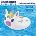 thumbnail image 5 of Bluescape White Unicorn Split Inflatable Swim Ring Pool Float for Kids, Ages 3 to 6, Unisex, 5 of 7