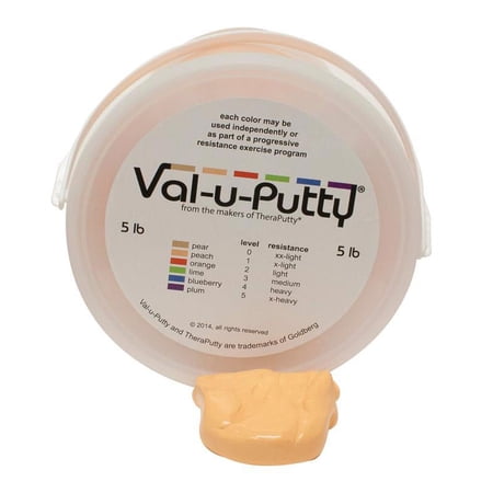 Val-u-Putty exercise putty, peach, 5 pound