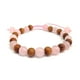 thumbnail image 1 of Pulsera Mala Sándalo con Cuarzo Rosa, 1 of 1