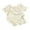 Beige, variant on Gyujnb Casual Ribbed Knit Round Neck Short Sleeved Ruffle T Shirt Top (Girls),12-18 Months