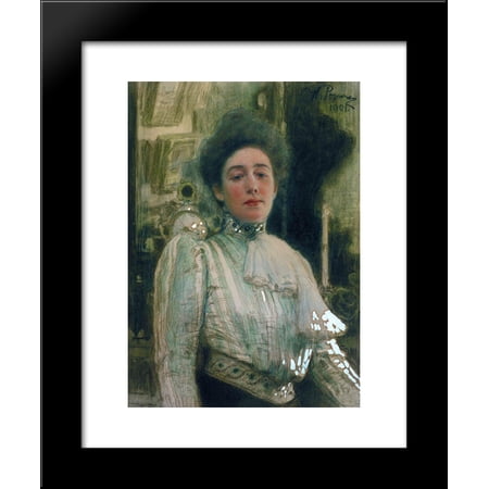 Portrait of Alexandra Pavlovna Botkina 20x24 Framed Art Print by Repin, Ilya