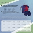 thumbnail image 7 of Sinleey Kids Boys Football Jersey 2 Piece Sport Outfit Team Uniform Athletic Shirts and Soccer Sky Blue 3XS, 7 of 7