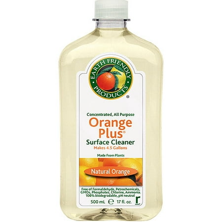 Earth Friendly Products Orange Pl Surface Cleaner, 17 oz, 6 Pack