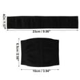 thumbnail image 4 of Unique Bargains 1 Set Breathable Headband with Wristband Sweat Headband for Sport Black, 4 of 6
