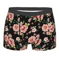thumbnail image 5 of Uemuo Rose Flowers Pattern Men's Boxer Briefs,Trunk Anti-Chafing,Comfortable, Durable, and Stylish Underwear-, 5 of 9