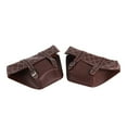 thumbnail image 1 of BTOER Motorcycle Saddlebag Luggage Storage Leather Tool Side Bags Waterproof, 1 of 7
